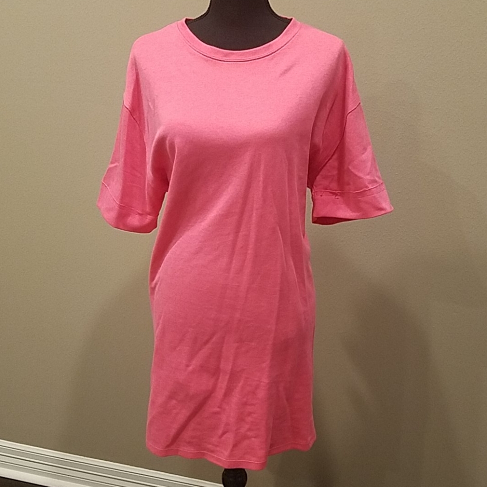 Zara Hot Barbie Pink Watermelon Cotton Sweater Dress
